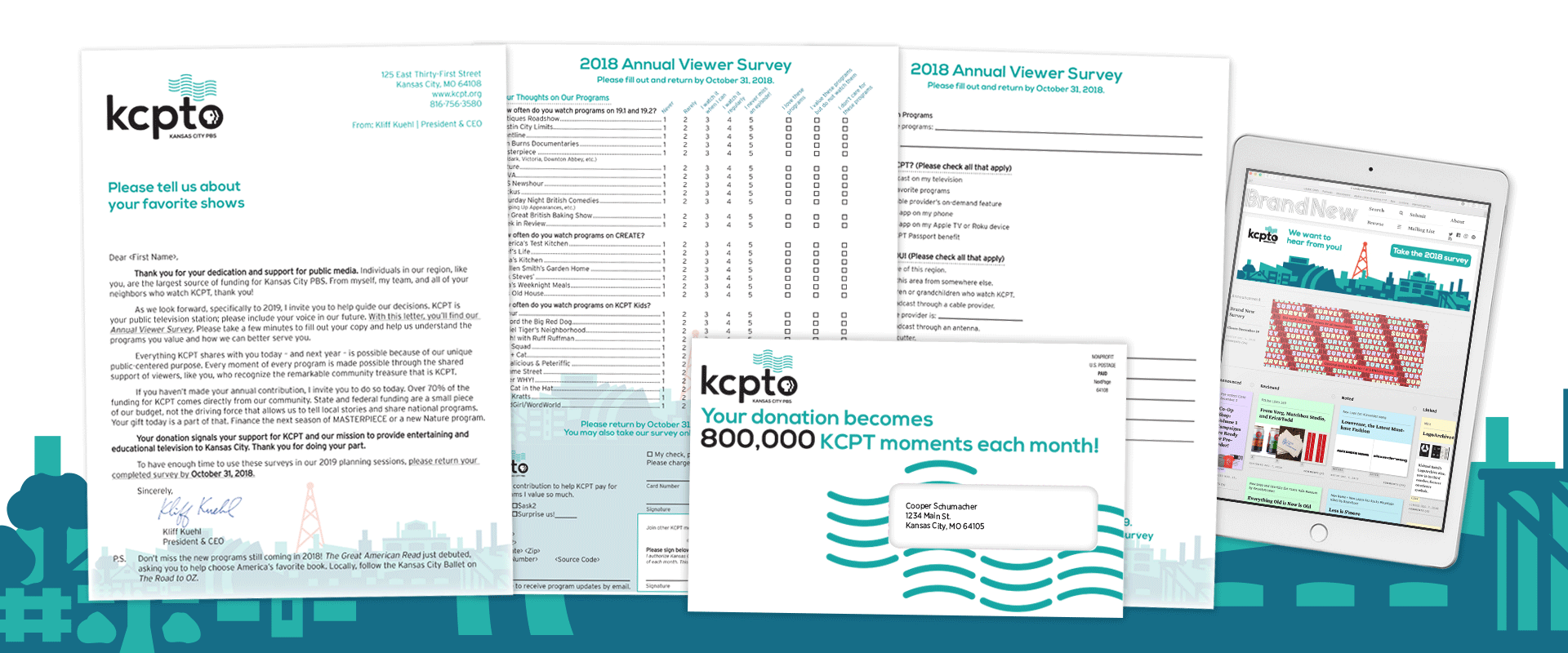 KCPT direct mail campaign