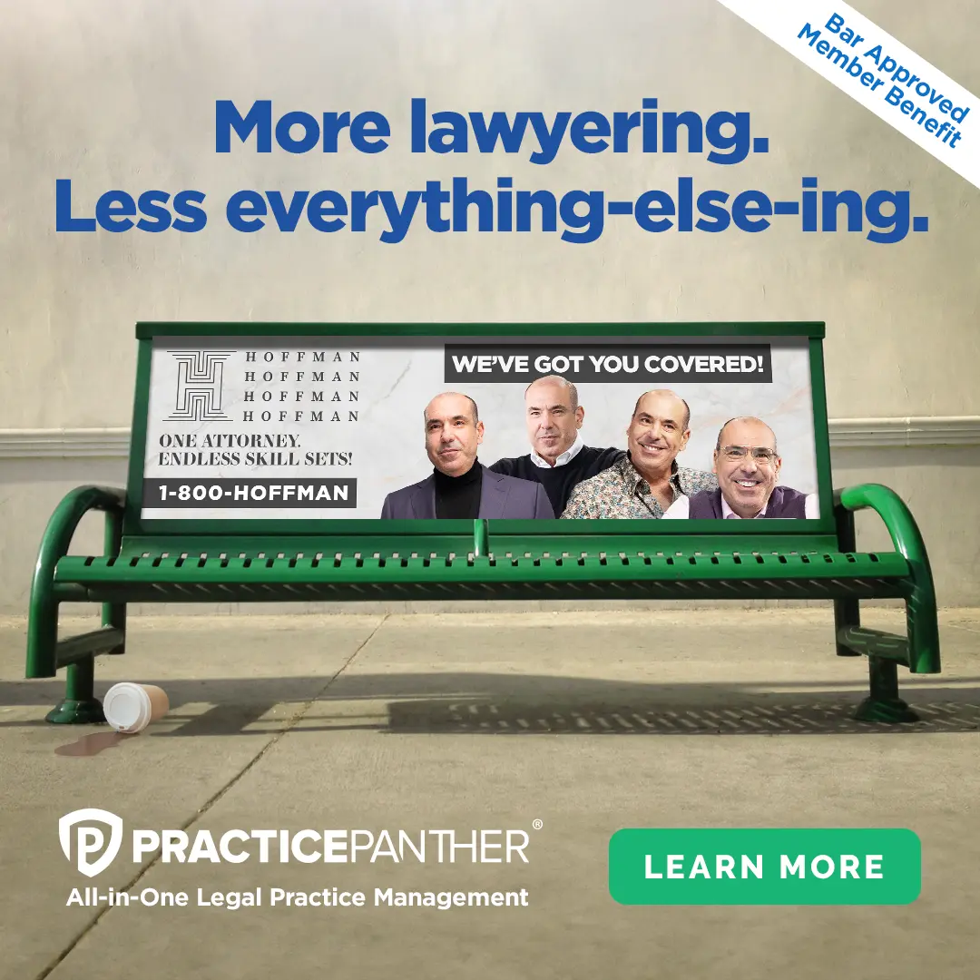 PracticePanther Hoffman bus ad